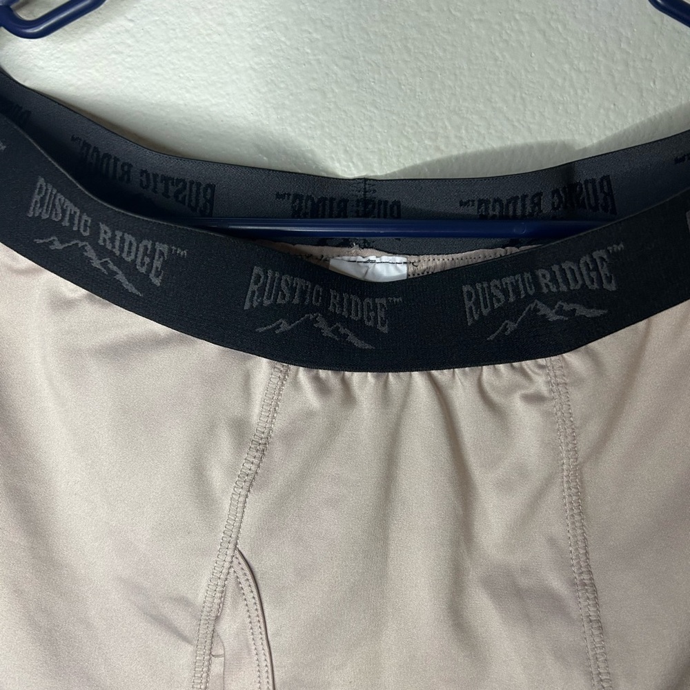 Rustic Ridge Base Layer Pants Color Brown Stretchy Size Medium Outerware - Picture 6 of 10